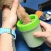 Dog paw cleaner portable paw cleaning cup pet products pet care KSA PTMYLE