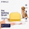 Pet bathing brush soft silicone pet grooming cat grooming pet products KSA PTMYLE