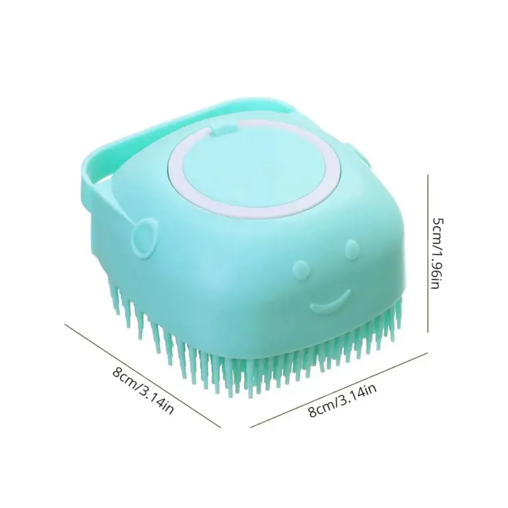 Non-slip pet brush ergonomic design cat grooming pet bathing brush KSA