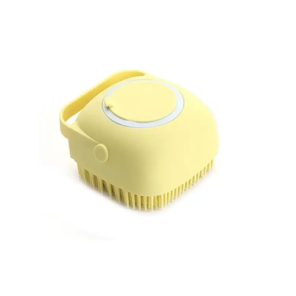 Pet bathing brush in blue pink yellow – pet grooming pet products KSA PTMYLE