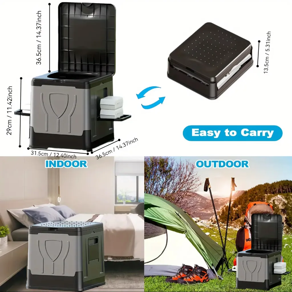 Portable toilet package camping toilet accessories storage bag waste bags KSA PTMYLE