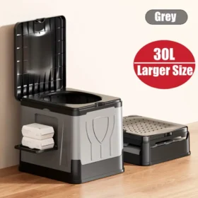 Portable camping toilet black green grey camping toilet outdoor portable toilet KSA PTMYLE
