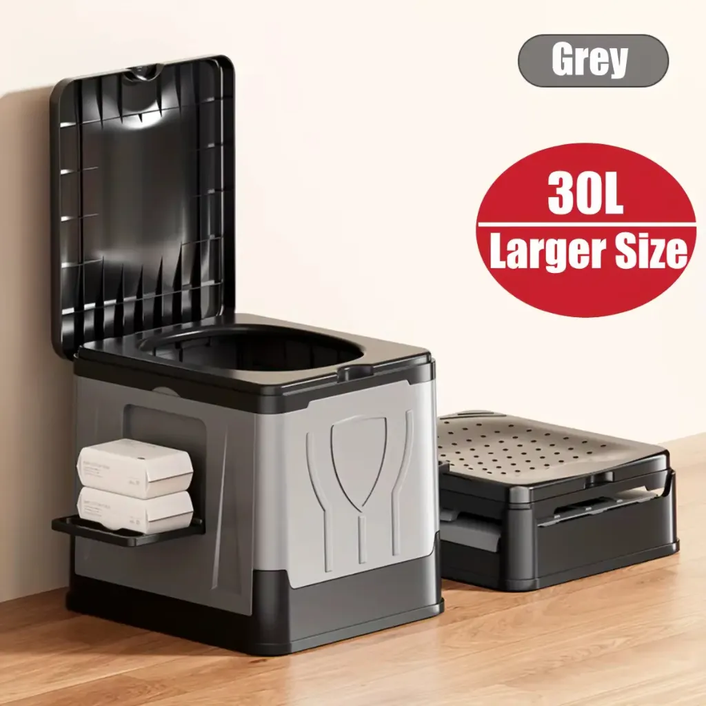 Portable camping toilet black green grey camping toilet outdoor portable toilet KSA PTMYLE