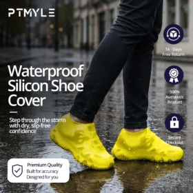 Waterproof shoe covers reusable silicone shoe protector rain covers shoe covers for rain KSA PTMYLE