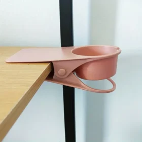 Table side cup holder clip-on desk cup holder office supplies desk organizer KSA PTMYLE