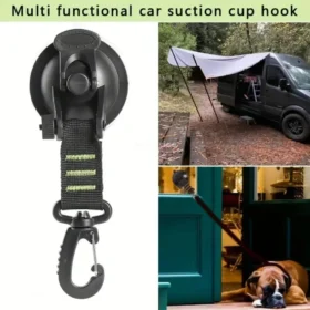 Securing hook S-hook tent suction cups camping tarp rope attachment KSA