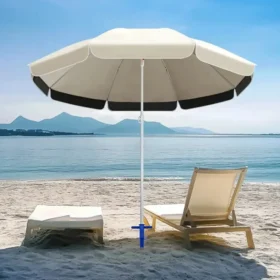 Spiral auger umbrella base stand beach umbrella holder deep anchor design KSA PTMYLE