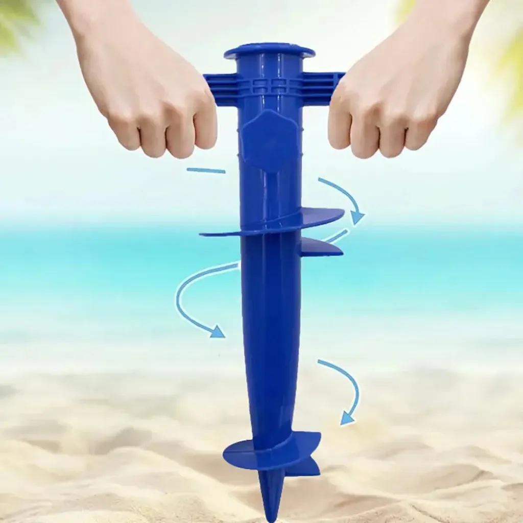 Umbrella base stand beach umbrella holder sun umbrella spiral anchor beach accessories KSA PTMYLE