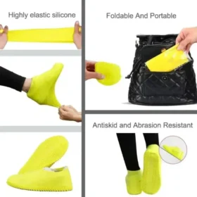 Shoe covers for rain waterproof silicone shoe covers shoe protector outdoor KSA