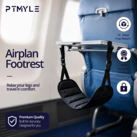 Airplane Footrest Adjustable Strap Portable Hammock Travel Accessories KSA – PTMYLE
