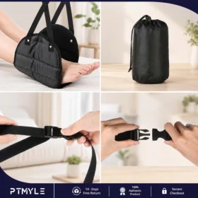 Airplane Footrest Adjustable Strap Portable Hammock Travel Accessories KSA – PTMYLE