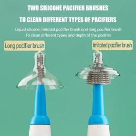 Electric nipple cleaning brush attachment – baby feeding accessories KSA