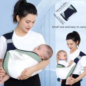 Baby carrier padded shoulder straps – portable baby backpack outdoor travel KSA
