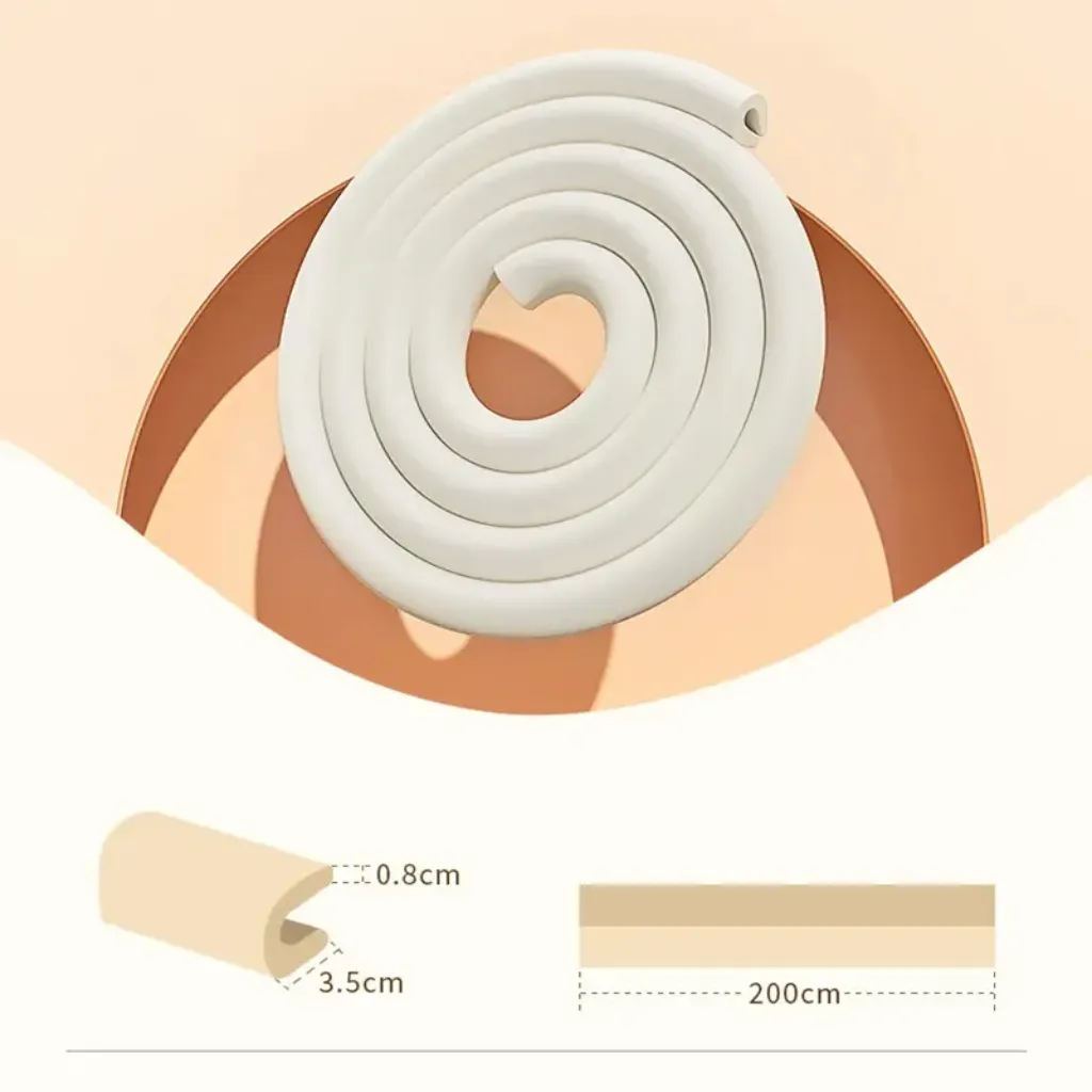 Package 2M safety strip child protection tape – baby safety corner protector ksa
