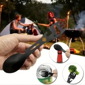Fork spoon bottle opener multi tool – camping fork spoon outdoor tools ksa PTMYLE