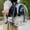Cat Carrier Backpack Transparent Space Capsule Breathable Cat Travel Bag KSA – PTMYLE