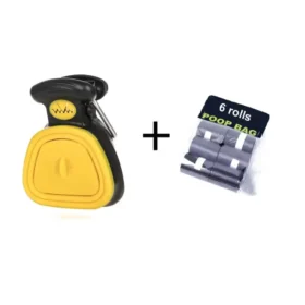 Dog poop bag dispenser blue yellow gray white – pet products dog accessories ksa PTMYLE