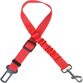 Dog seat belt black red green blue – pet products dog car seat belt ksa PTMYLE