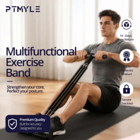 Foot Pedal Resistance Band Abdominal Exercise Equipment Multifunctional Shoulder Trainer KSA – PTMYLE