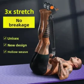 Shoulder opening exercise with resistance band – abdominal exercise equipment back posture trainer ksa PTMYLE