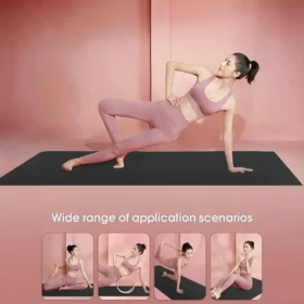Yoga mat used for Pilates exercises – fitness mat non-slip ksa PTMYLE