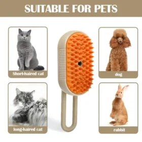 Pet Grooming Brush 3-in-1 Spray Slicker Undercoat Hair Removal Cat Dog KSA – PTMYLE