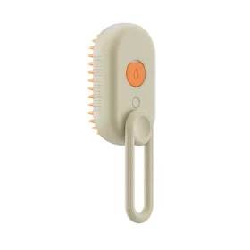 Self-cleaning button pet grooming brush – pet hair remover brush one press eject ksa