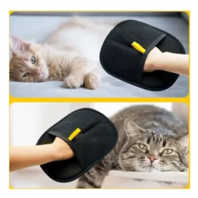 Pet hair remover glove side B surface cleaning sofa carpet – pet grooming supplies ksa