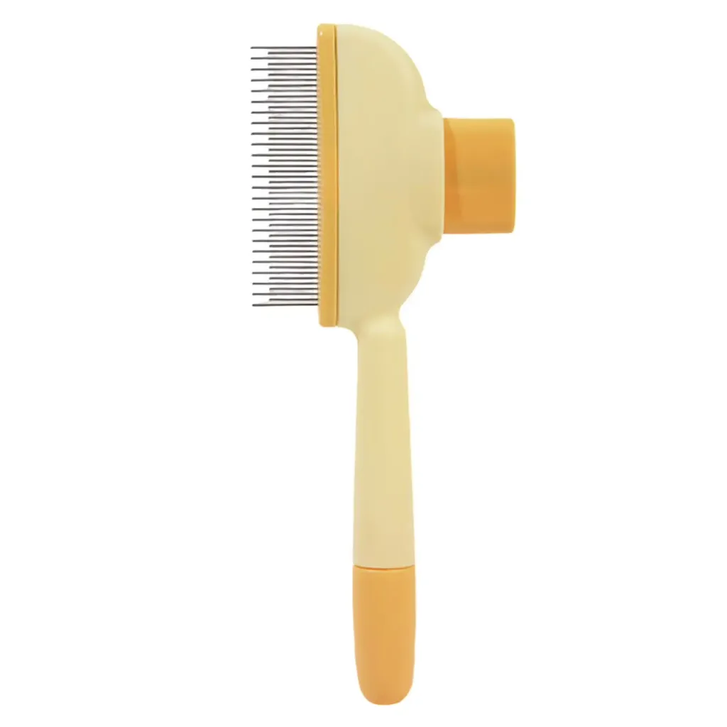Pet hair remover brush yellow green – pet grooming cat and dog grooming ksa PTMYLE