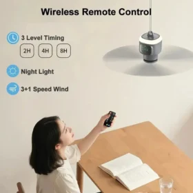 Rechargeable fan on tripod outdoor camping – portable fan outdoor fan led fan ksa