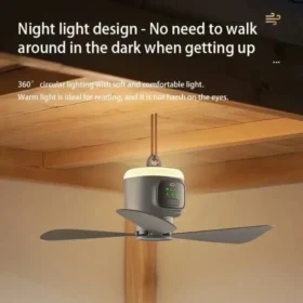 LED fan lights ring 3 brightness modes – led fan ceiling fans with lights camping ksa PTMYLE