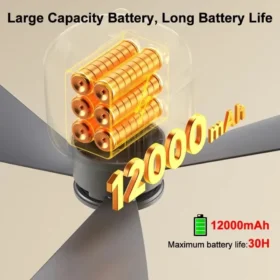 USB out power bank camping fan charging phone – emergency light with fan electric fan ksa PTMYLE