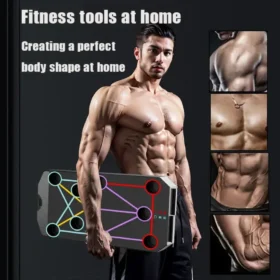 Non-slip silicone handles on push up board – push up bar ksa fitness