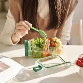 Multi-layer vertical compartment design – canned fruit salad storage fruit storage box ksa PTMYLE