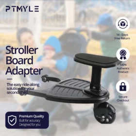 Stroller Pedal Adapter 2-in-1 Buggy Board with Seat Twin Stroller Accessories KSA – PTMYLE