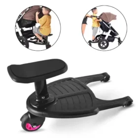 Double stroller attachment velcro clips – baby stroller accessories installation ksa