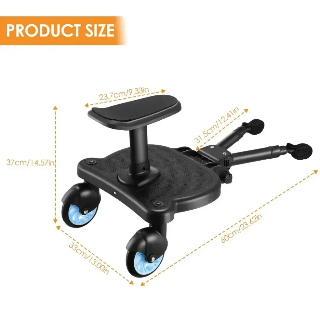 Baby stroller with stroller glider board attached – twin stroller accessories ksa PTMYLE