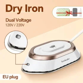 Mini Travel Iron for Clothes Portable Ceramic 30s Fast Heat Dry Steam KSA – PTMYLE