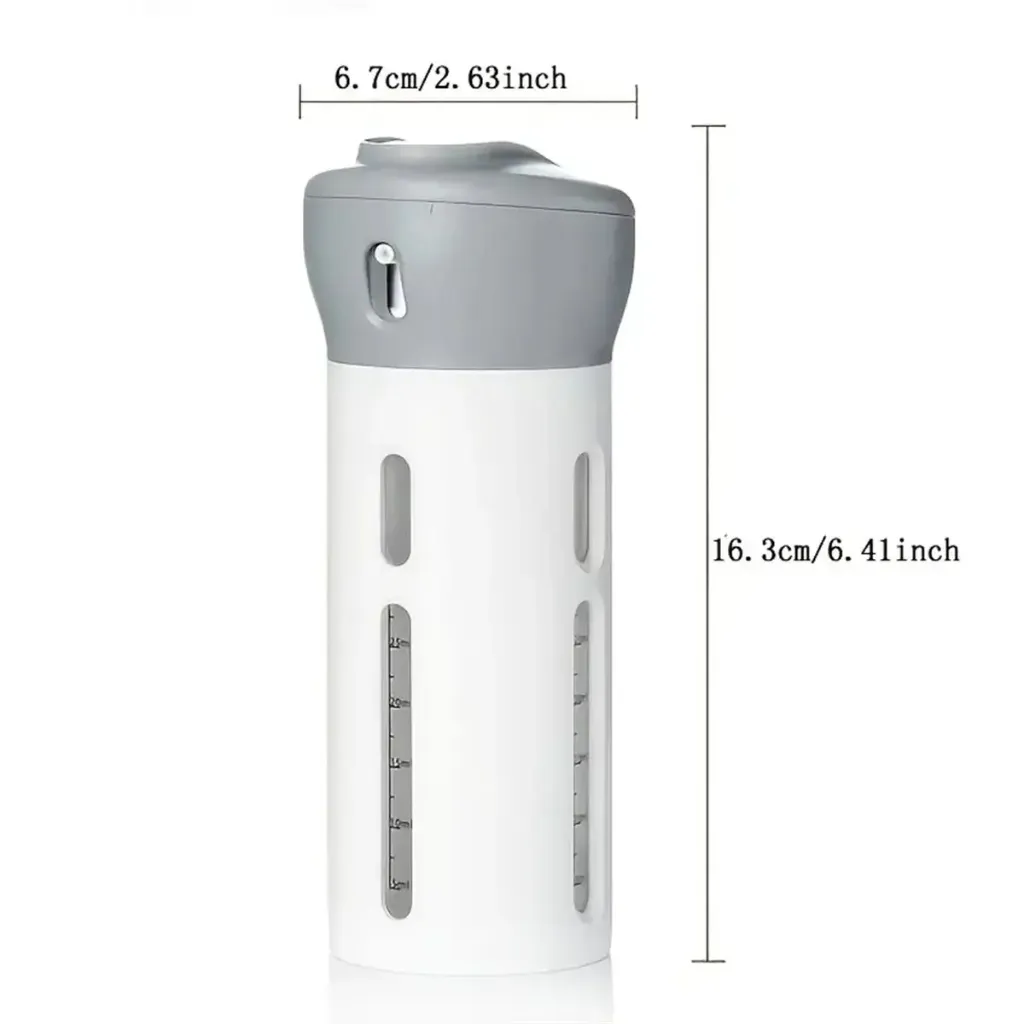 Travel liquid dispenser bottle dimensions 16.3x6.7cm – buy travel accessories ksa