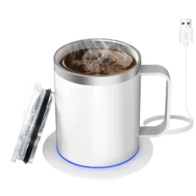 Smart temperature control coffee mug 131-149F optimal range heated mug KSA
