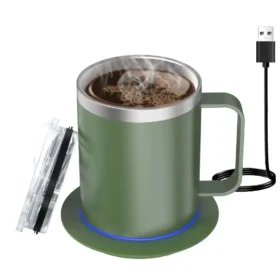 Smart temperature control coffee mug 131-149F optimal range heated mug KSA