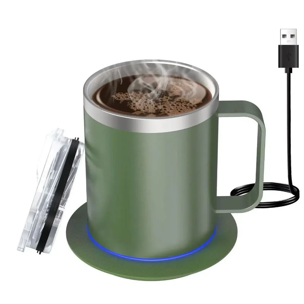 Smart temperature control coffee mug 131-149F optimal range heated mug KSA