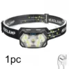 sssssssssssssssssssssLED Headlamp 9 LED USB Rechargeable Motion Sensor Headlight KSA – PTMYLE