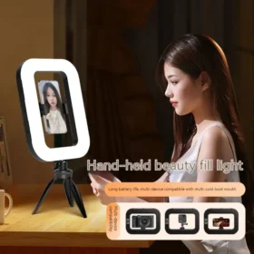 LED selfie light for live streaming desktop setup – ring light led PTMYLE