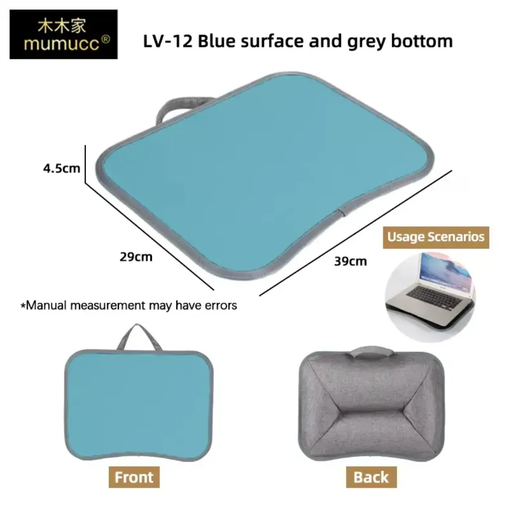 ddddddddddddddddLaptop lap desk with mouse pad built-in surface – multifunctional laptop desk with cushion