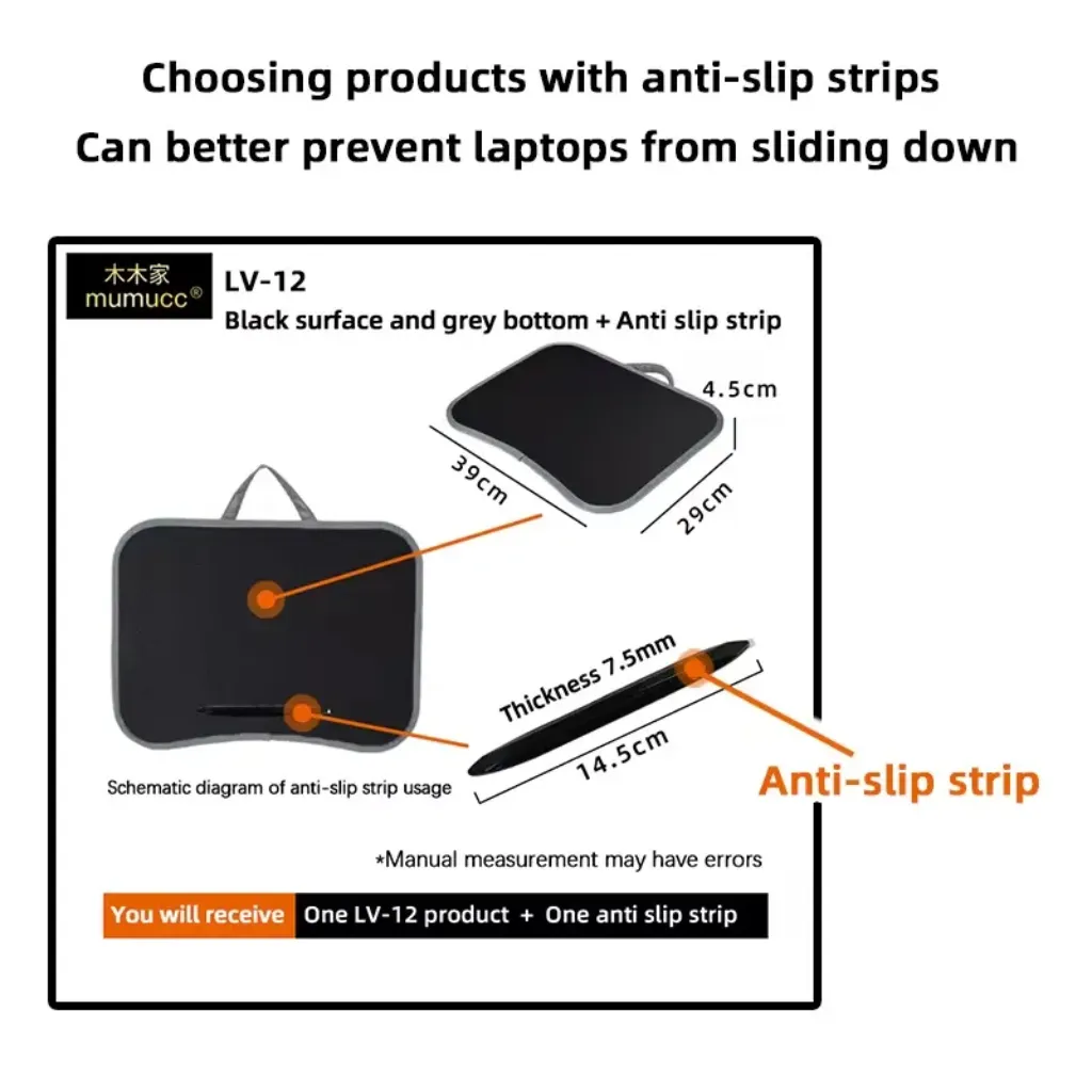 Ergonomic laptop desk for bed and sofa use – laptop desk with cushion PTMYLE