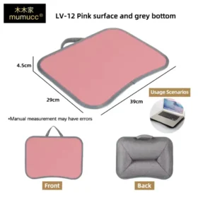 ddddddddddddddddLaptop lap desk with mouse pad built-in surface – multifunctional laptop desk with cushion