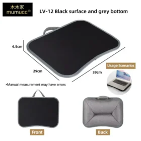 ddddddddddddddddLaptop lap desk with mouse pad built-in surface – multifunctional laptop desk with cushion