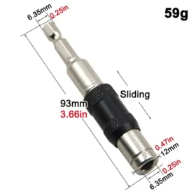 Magnetic drill bit holder with impact driver – heavy duty bit holder KSA PTMYLE