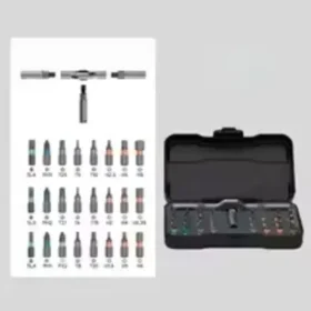 Portable screwdriver repair kit compact mini screwdriver set storage case KSA